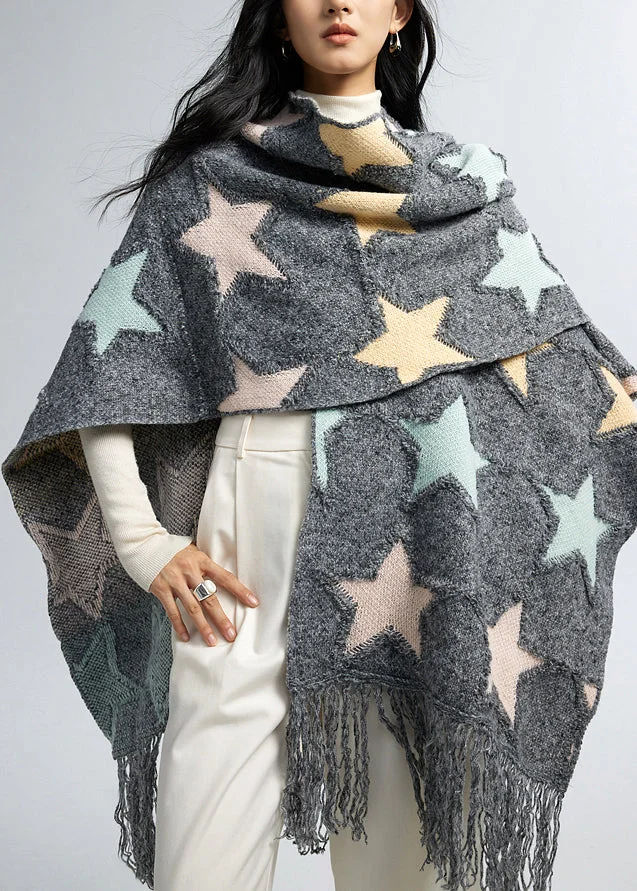 2024 New Autumn And Winter Thick Oversized Scarf Tassel Shawl - Image 4